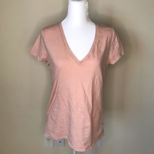 Light Pink V Neck